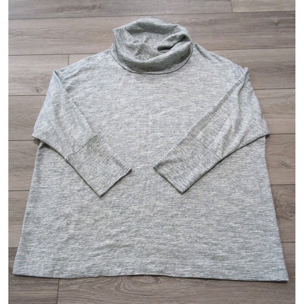 WOMEN'S AVA & VIV GRAY COWL NECK  SWEATER SIZE 4X EUC